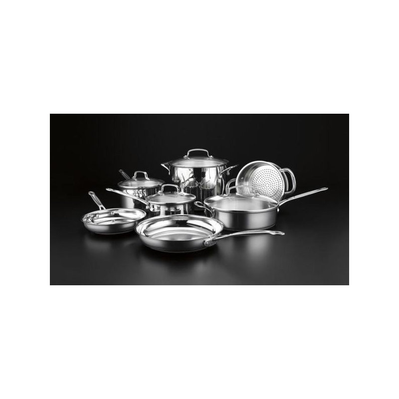 Cuisinart 11 Piece Stainless Steel Cookware Set