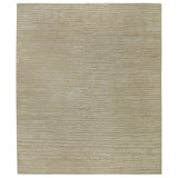 Shearling Striped Area Rug in Beige/Neutral