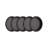 2-1/8-inch Modern Closet Finger Pull for Sliding Doors, Matte Black, Pocket Door Hardware