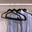 Harbour Housewares - Velvet Hangers - Non-Slip Coat Hangers with Trouser Bar-106208736-106208732