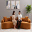 Compressed Foam Curved Modular Sectional Sofa-658911106