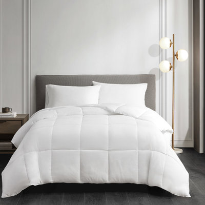 Édredon pour lit simple 3M - 100% coton, édredon de qualité avec bourre chaude et moelleuse