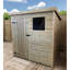 Ruhlman 6 ft. W x 5 ft. D Solid Wood Garden Shed