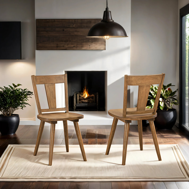 Chaises de salle à manger Kaliski Mid-Century, Chêne chaud