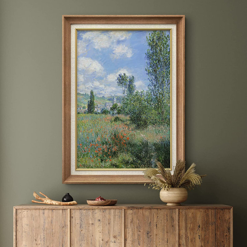 " View Of Vetheuil " by Claude Monet, Natural