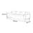 Simple modern creative office sofa