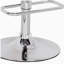 Fauteuil pivotant gris et chrome réglable