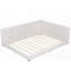 Grand lit plateforme tapissier avec ports USB - aucun sommier nécessaire, fabrication robuste!-117098508-117098506