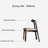 Gray rectangular rock table and chair set-102222007