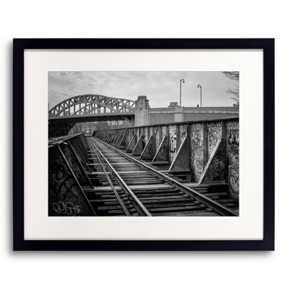Train Bridge Boston Print by Alan Scherer