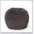 Vida 3 Foot Rounded Fux Fur Bean Bag, Soft And Stylish Seating For Modern Living Spaces, Brown/Beige