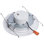9.5W 6 Inch LED Downlight Retrofit 27K/30K/35K/40K/50K CCT Selectable Regressed Wafer Round