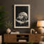 Hippopotamus Under Stars Japandi - Wrapped Canvas-414583455-414583509