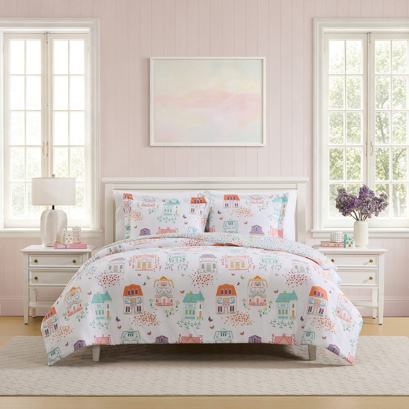 Lenox Spice Village 2-Piece Comforter Set, Twin/Twin XL, Full/Queen