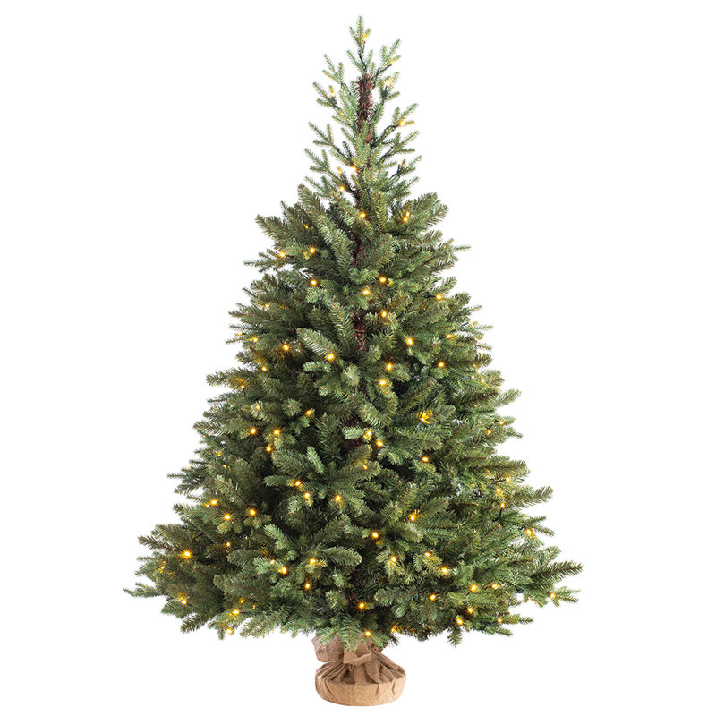 Norway Lighted Artificial Spruce Christmas Tree, 4ft.
