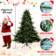 Arbre de Noël 9 pi avec 3451 pointes, PE / matériau, base large pour une silhouette époustouflante, structure à charnières simplifiant l'assemblage, présentoir en métal renforcé, configuration,