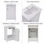 Meuble-lavabo simple 20 po avec plateau Makayla-1926456543
