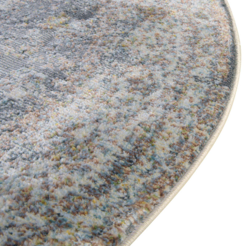 Tapis oriental gris fumée Folmar, Ovale 5 pi x 8 pi
