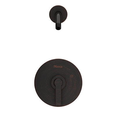 Garniture de douche Colfax, pomme de douche non incluse en bronze toscan