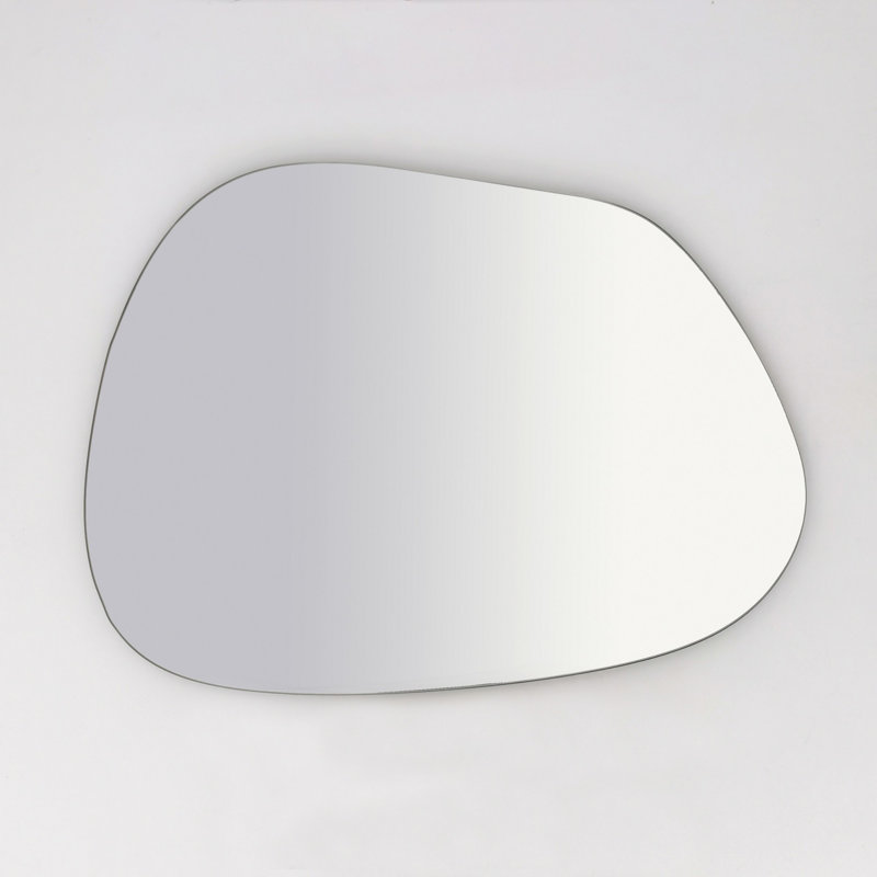 Erwann Wood Flat Wall Mirror