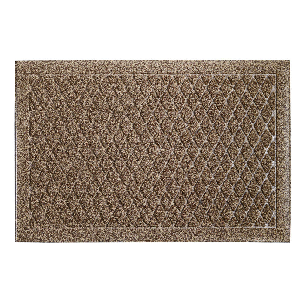 JVL Dirt Defender Diamond Beige Door Mat Heavy Duty Outdoor Entrance 40x60cm - Image 6