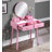 Liannon Contemporary Wood Vanity And Stool Set-969043890