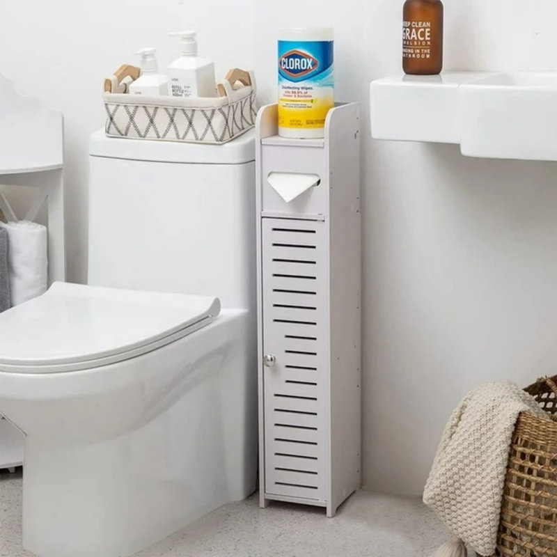 Plastic / Acrylic Freestanding Linen Cabinet