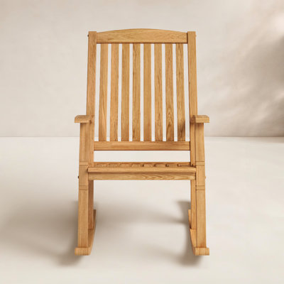 Adina Teak Patio Rocking Chair