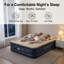 Matelas gonflable Queen avec pompe intégrée, surélevé de 45 cm (18 po).
