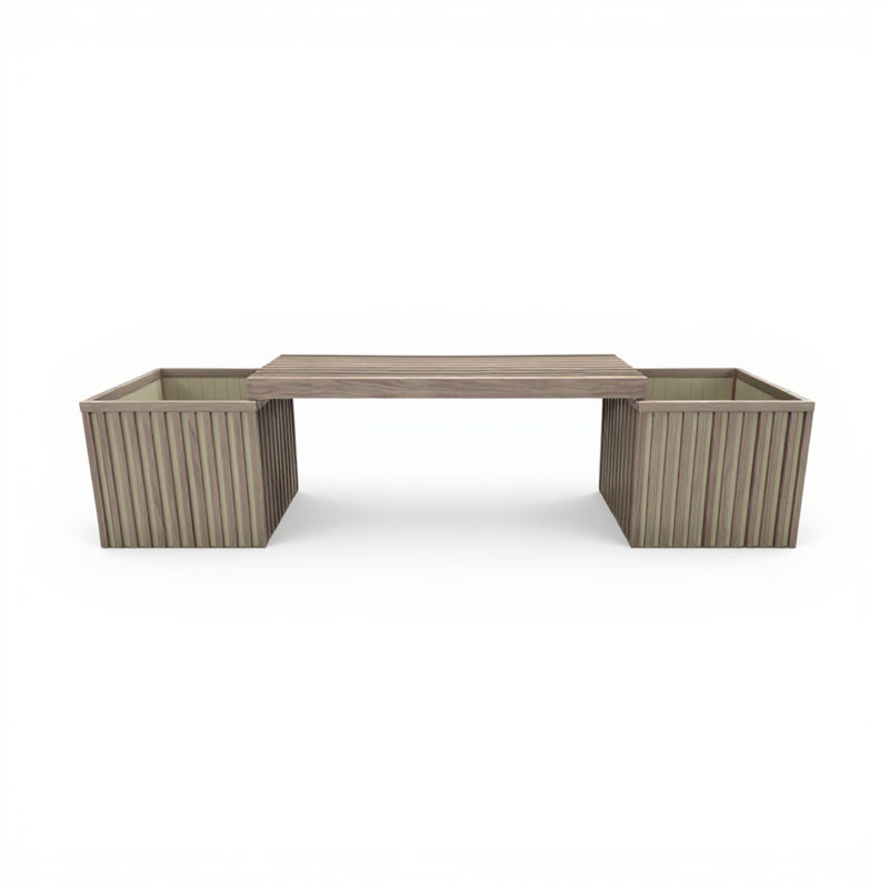 Grove Planter Bench - Ash Brown