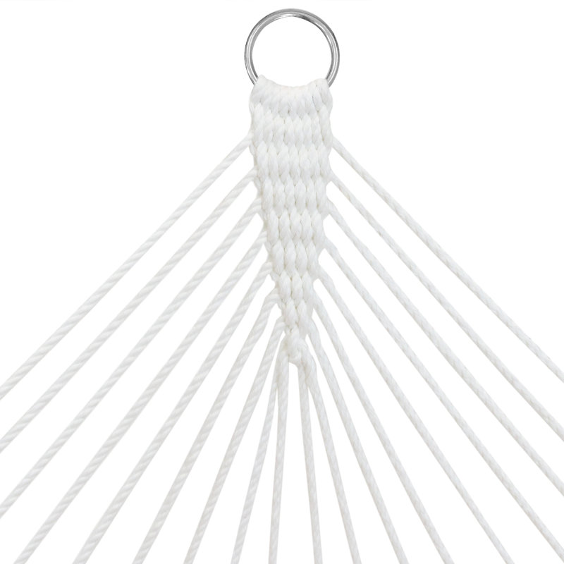 Tweedbrook 2-Person Quilted Polyester Spreader Bar Hammock, Exotic Foliage