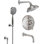 Miramar 2.0 GPM Styletherm 0.5" Thermostatic Shower System with Handshower Hook and Tub Spout