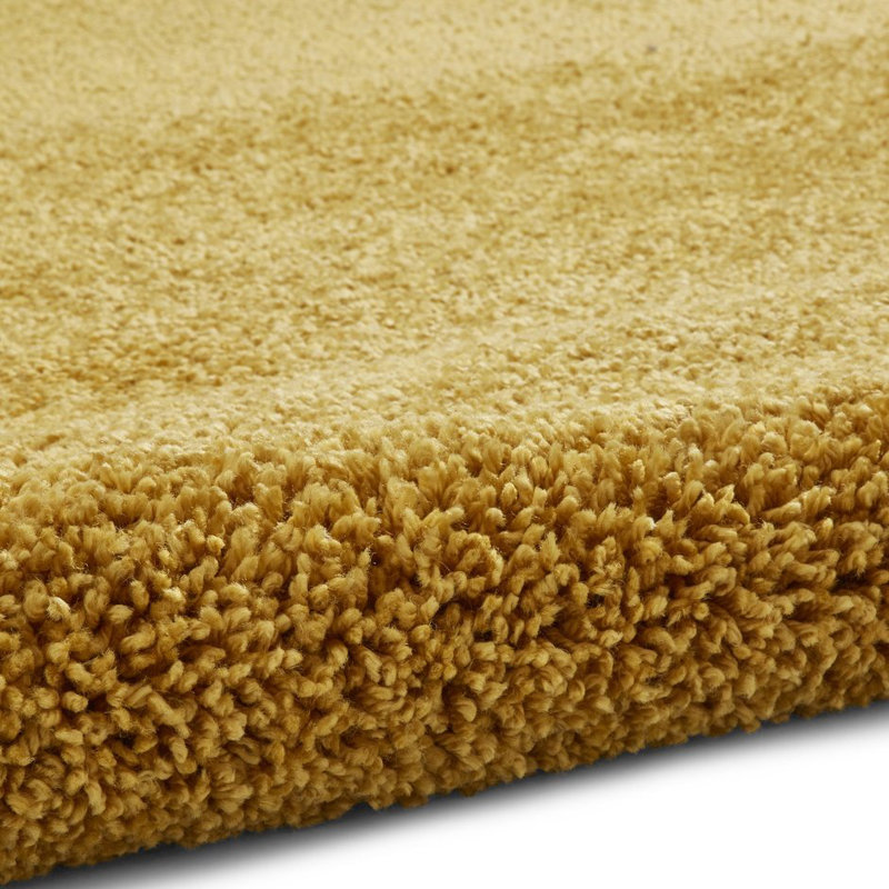 Gladding area rug Machine Woven Rectangle Yellow, Rectangle 160 x 220cm