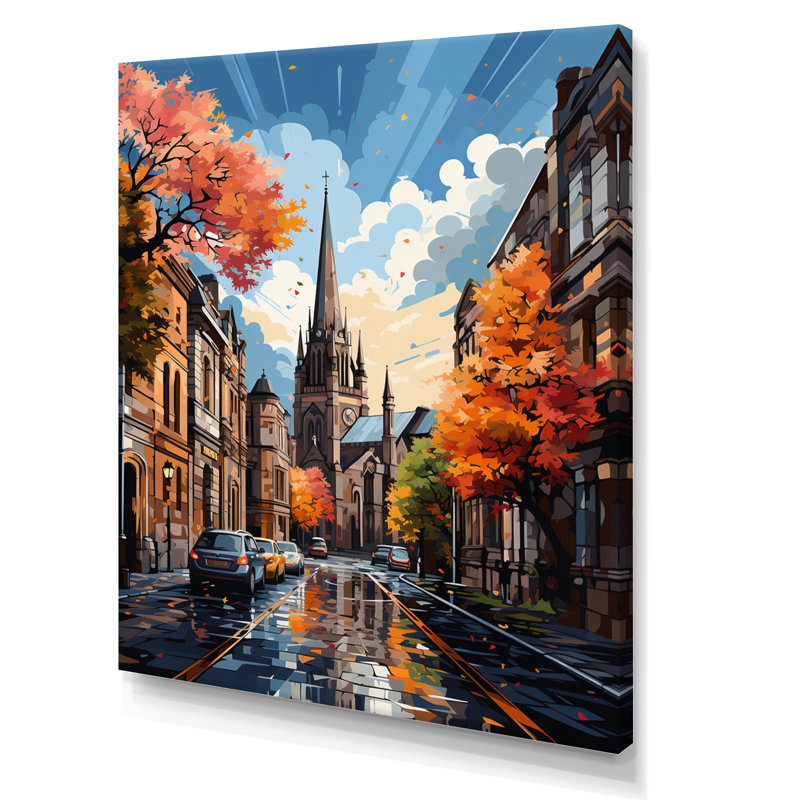 «Limose City Dublin Popart I», reproduction sur toile, H 32 po x l 24 po x P 1 po, Toile tendue