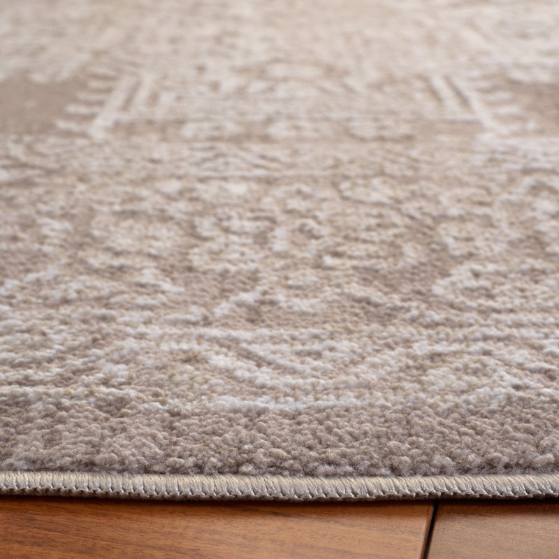 Chamber Power Loom Performance Oriental Indoor Rug, 6'-7" x 6'-7" Round