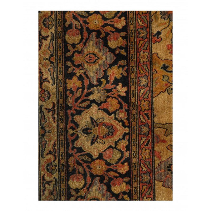 Wool Oriental Area Rug in Brown