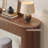 55'' Tambour Console Table With Oval Tabletop For Living Room Hallway Foyer Entrance Study-1139102752-1139102753