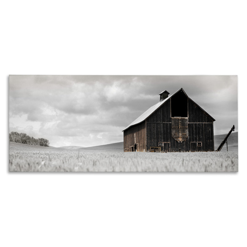 «Rustic Barn Scene On Canvas» par Danita Delimont, reproduction, H 10 po x l 24 po x P 1,5 po