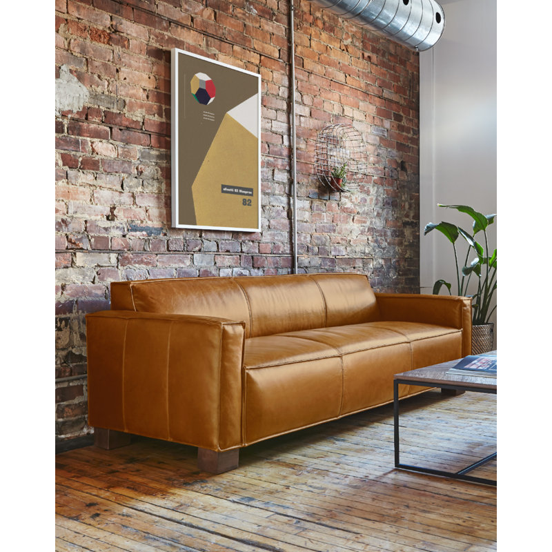 Cabot Sofa, Tucson Char Leather