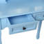 Ensemble coiffeuse avec tabouret et miroir Damonni-2076166628