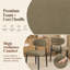 47cm H Fabric Upholstered Upholstered Back Side Chair in Green-343002183