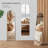 Arched Metal Oversized Full Length Mirrors Wall Mirrors with Stand-1728060876-1698131528