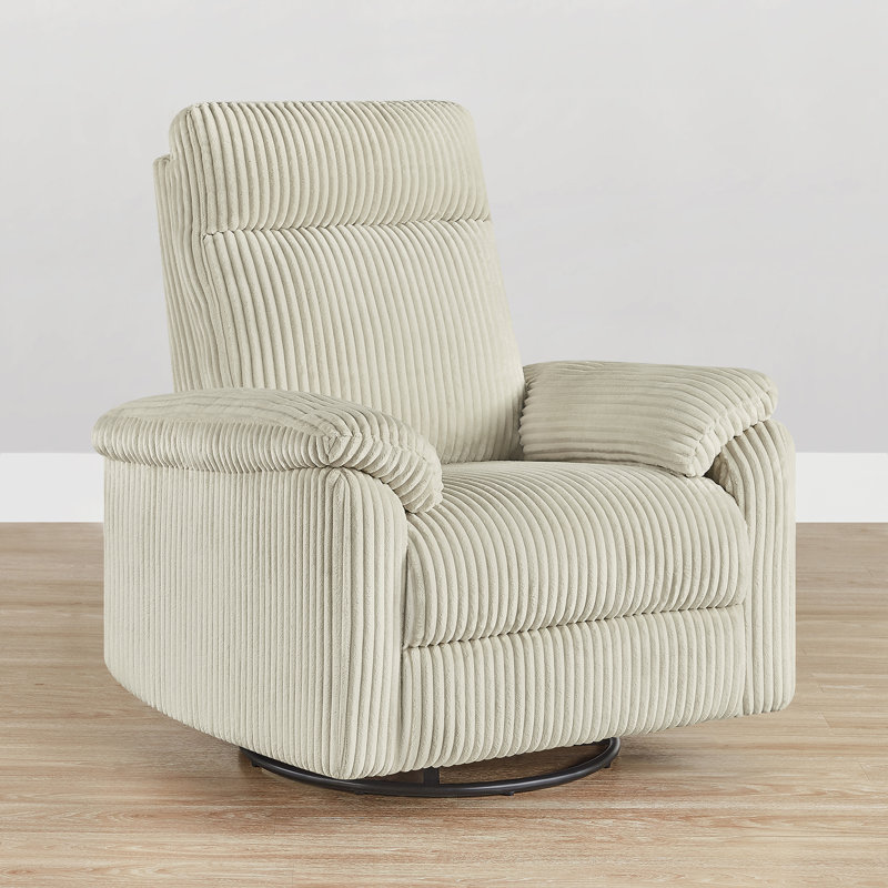 Fauteuil inclinable et oscillant manuel Newport, Crème