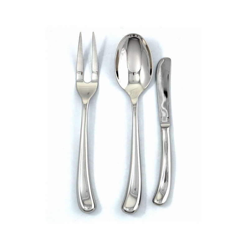 Sea Drift Stainless Steel Hostess Set
