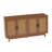 57.7''W Modern 4 Door Wood Rattan Buffet Sideboard Storage Cabinet-2053567875