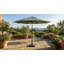 Parasol coucher de soleil 8 pi, menthe-395799922