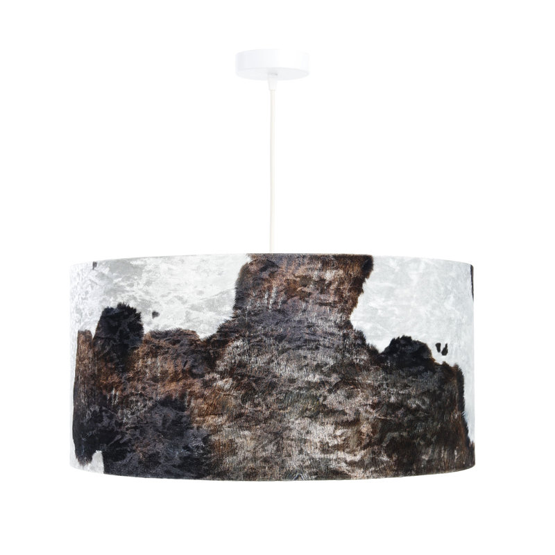 Reza 1 - Light Yes Drum Pendant, 112cm H x 30cm W x 60cm D