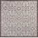 Haggerty Vintage Filigree Textured Weave Taupe/Espresso Indoor/Outdoor Rug