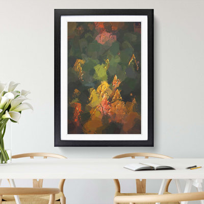 Pointed Trees in Abstract - Framed Print