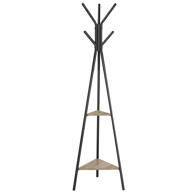 Steel Freestanding 2 - Hook Coat Rack
